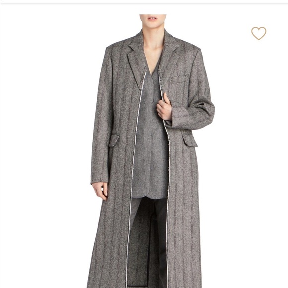 Stella McCartney Wool Herringbone Coat - Picture 7 of 8